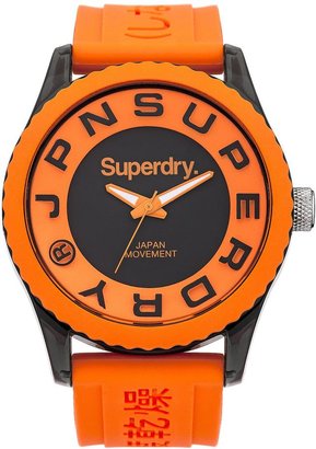 Superdry Tokyo Orange Silicone Strap Mens Watch