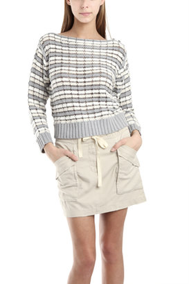 Charlotte Ronson Detailed Pullover Sweater With Studs