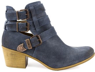 Seven Boot Lane Brandy blue suede boots