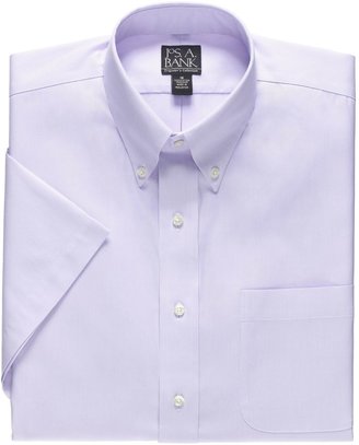 Jos. A. Bank Traveler Short Sleeve ButtonDown Collar Dress Shirt.