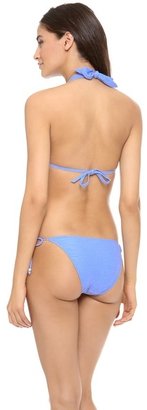 Heidi Klein Sainte Maxime Halter Padded Bikini Top
