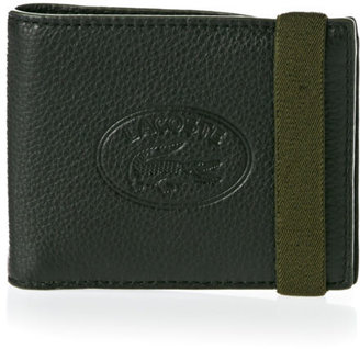Lacoste Classic Premium  Mens  Wallet - Black Grapleaf