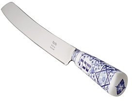 Royal Worcester & Spode Blue Room Judaica Challah Knife