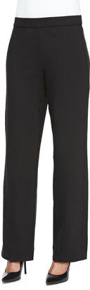Joan Vass Full-Length Jog Pants, Black