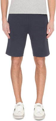 HUGO BOSS Logo-Detailed Cotton-Jersey Shorts - for Men, Navy