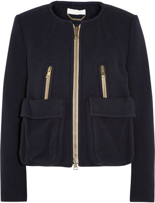 Chloé Wool and angora-blend jacket