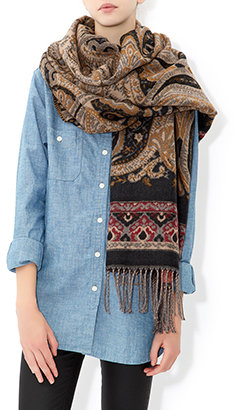 Accessorize Paisley Jacquard Blanket Scarf