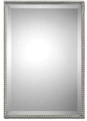 Uttermost 'Sherise' Brushed Nickel Mirror