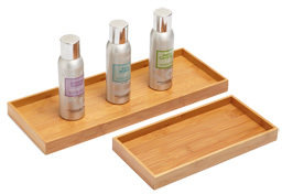 Container Store Small Tray Bamboo