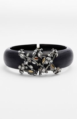 Alexis Bittar 'Lucite® - Imperial Noir' Hinge Bracelet