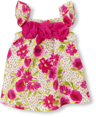Children's Place Rose leopard dress