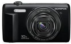 Olympus VR-340 16 Megapixel Digital Camera - Black