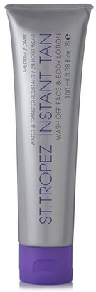 St. Tropez 'Instant Tan' wash off medium to dark face and body lotion 100ml