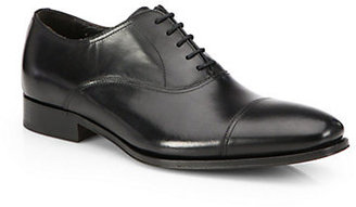 To Boot Aidan Leather Cap-Toe Lace-Up Shoes