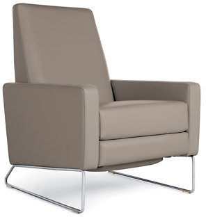 Design Within Reach Flight Recliner in Leather