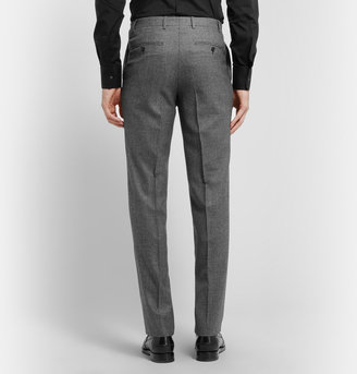 Canali Grey Capri Patterned Wool Suit