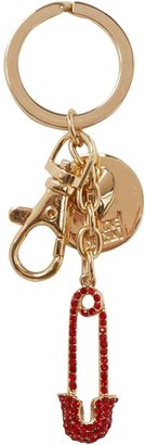 Love Moschino Red safety pin keyring