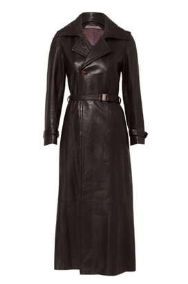 Versace V2 Leather Coat