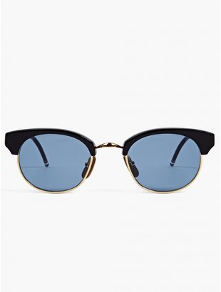 Thom Browne Men’s TB-702 Plated Gold Sunglasses