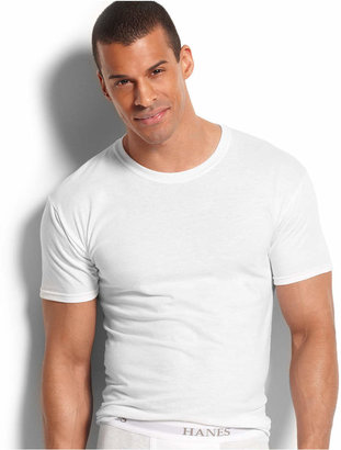 Hanes Men's Platinum FreshIQTM Underwear, 5 Pack Slim Fit Crew Neck Undershirts