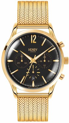 Westminster Henry London - Men's 41mm Black Dial Chronograph Stainless Steel Watch