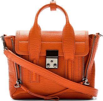 3.1 Phillip Lim Persimmon Textured Leather Pashli Mini Bag