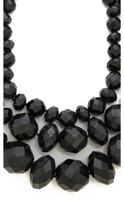 Kate Spade Give It A Swirl Triple Strand Statement Necklace
