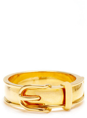 Hermes What Goes Around Comes Around Gold Belt Ring Gold