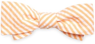 Brooks Brothers Orange Seersucker Bow Tie