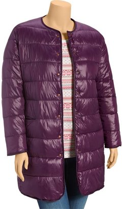 Old Navy Women's Plus Long Quilted Coats