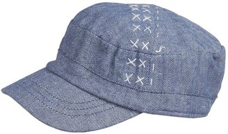 San Diego Hat Company @Model.CurrentBrand.Name Denim Stitch Cadet Cap (For Little Boys)
