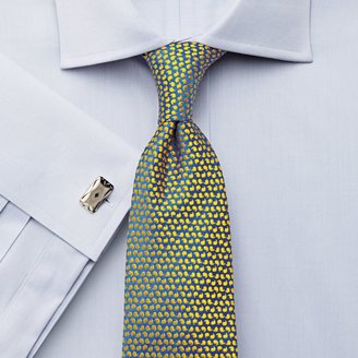 Charles Tyrwhitt Grey Egyptian cotton luxury twill semi-cutaway Classic fit shirt