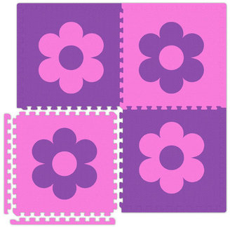 Alessco Economy SoftFloors Flower Set in Pink / Purple