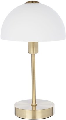 Linea Antique brass Quincey touch table lamp