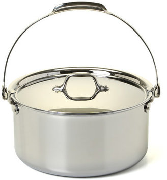 All-Clad Stainless Steel 8 Qt. Pouring Stock Pot with Lid
