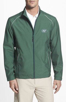 Cutter & Buck Men's 'New York Jets - Beacon' Weathertec Wind & Water Resistant Jacket