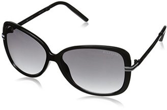 Tommy Hilfiger Women's THS LAD153 Square Sunglasses, Black, 57 mm