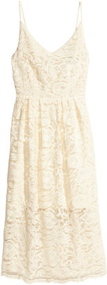 H&M Lace Dress - Natural white - Ladies