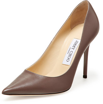 Jimmy Choo Abel Leather Pointed Toe Pump