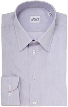 Armani Collezioni Men's Mini dot pointed collar regular fit shirt