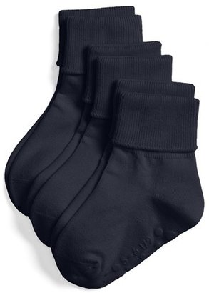 Tucker + Tate Cotton Blend Socks with Turn Back Cuffs (3-Pack) (Baby Girls, Toddler Girls, Little Girls & Big Girls)