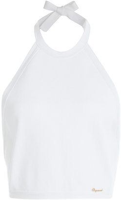 DSQUARED2 Cropped Halter Top