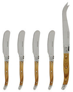 French Home LLC 5-Pc Le Brun Cheese Knife & Spreader Set