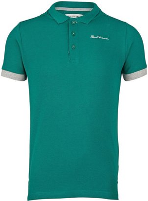 Ben Sherman Boys Short Sleeved Polo Shirt - Green