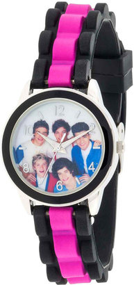 JCPenney FASHION WATCHES One Direction Womens Striped Silicone Strap Watch