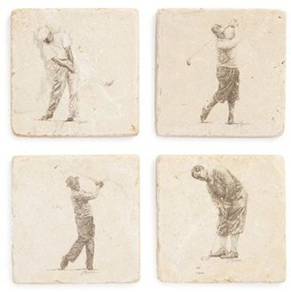 STUDIO VERTU 'Golf Greats' Marble Coasters (Set of 4)