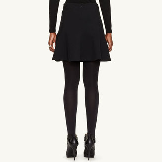 Ralph Lauren Black Label Stretch-Wool Corrine Skirt