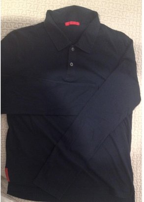 Prada Black Polo Shirt, Size M.
