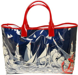Stella McCartney Beach Bag with Sailboat Print