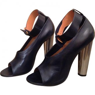 Celine Blue Leather Heels
